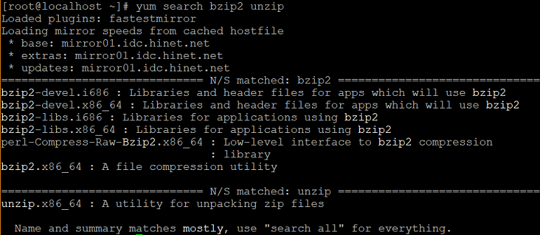 a screenshot of Linux